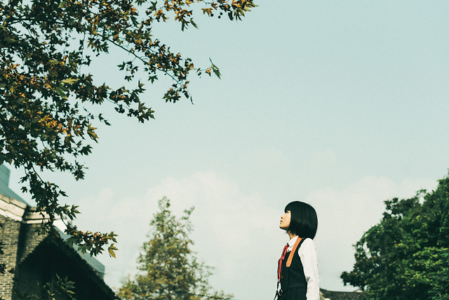 tree-people-one-adult-sky 图片素材