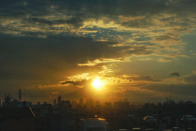 sunset-no-person-sky-dawn-evening picture material