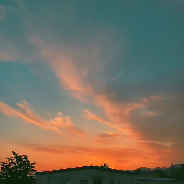 sunset-no-person-sky-dawn-evening picture material