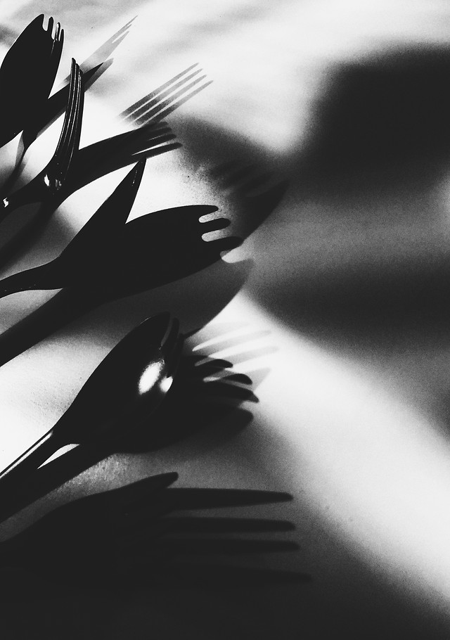 monochrome-people-shadow-blur-girl picture material