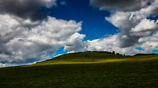 no-person-sky-cloud-landscape-grass 图片素材