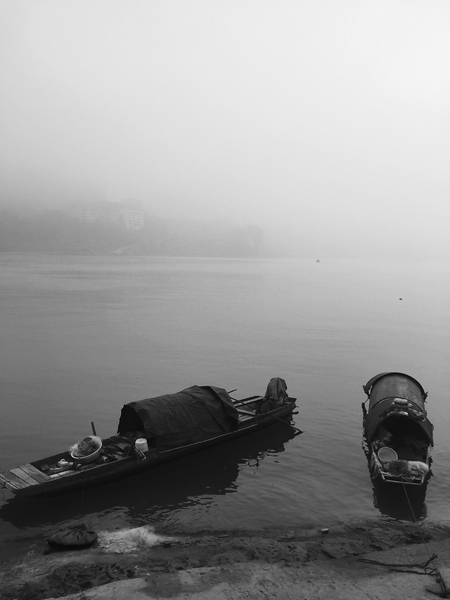 watercraft-people-water-vehicle-monochrome 图片素材