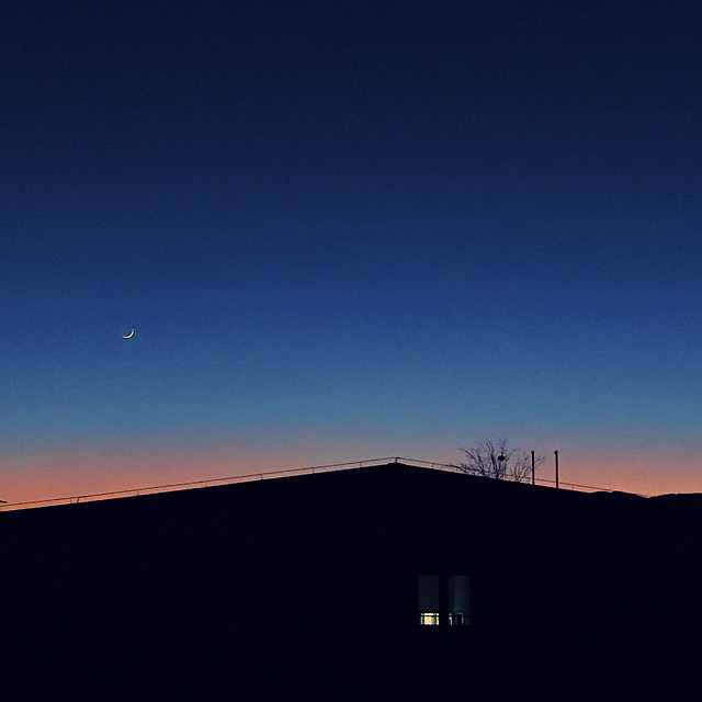 moon-sky-sunset-light-dawn 图片素材