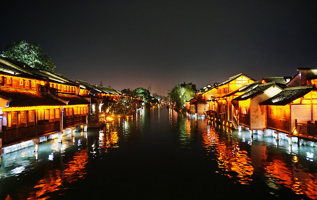 water-travel-reflection-evening-waterway 图片素材