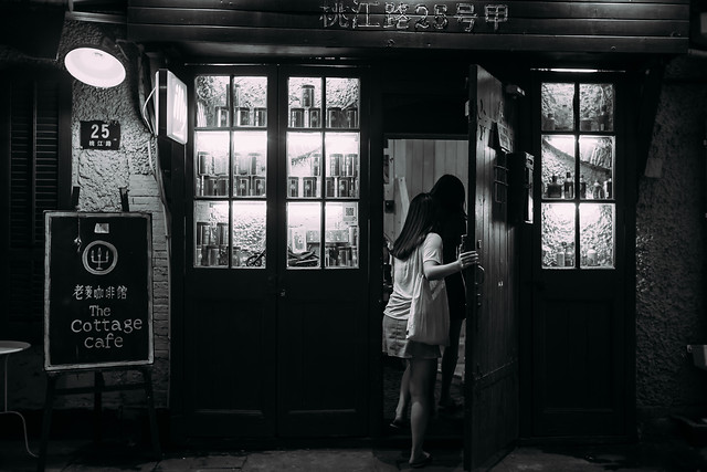 people-street-indoors-black-door picture material