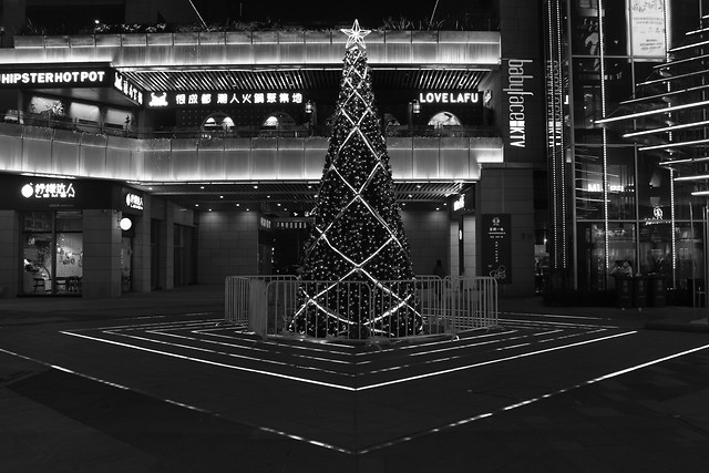 monochrome-street-architecture-city-light 图片素材