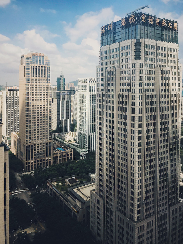 skyscraper-city-office-architecture-building 图片素材