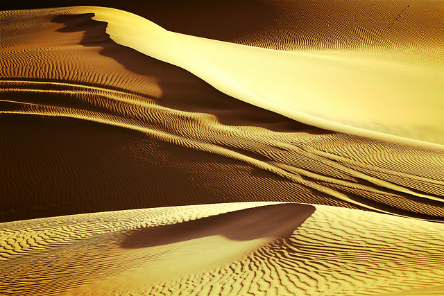 腾格里沙漠 图片素材