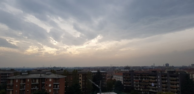 sky-city-cityscape-building-sunset 图片素材