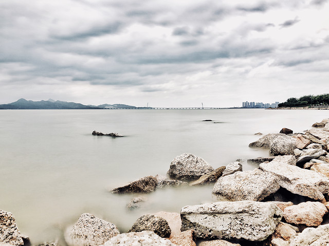 water-sea-sky-rock-ocean 图片素材