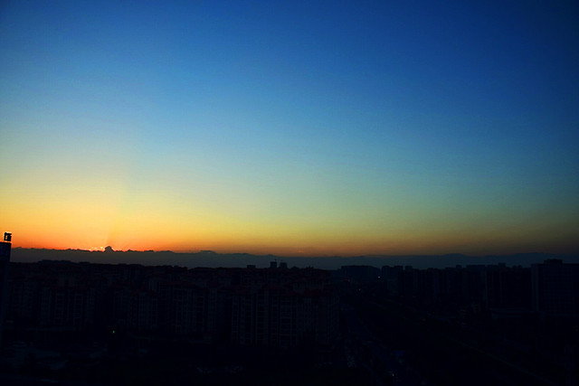 sunset-dawn-dusk-moon-evening 图片素材