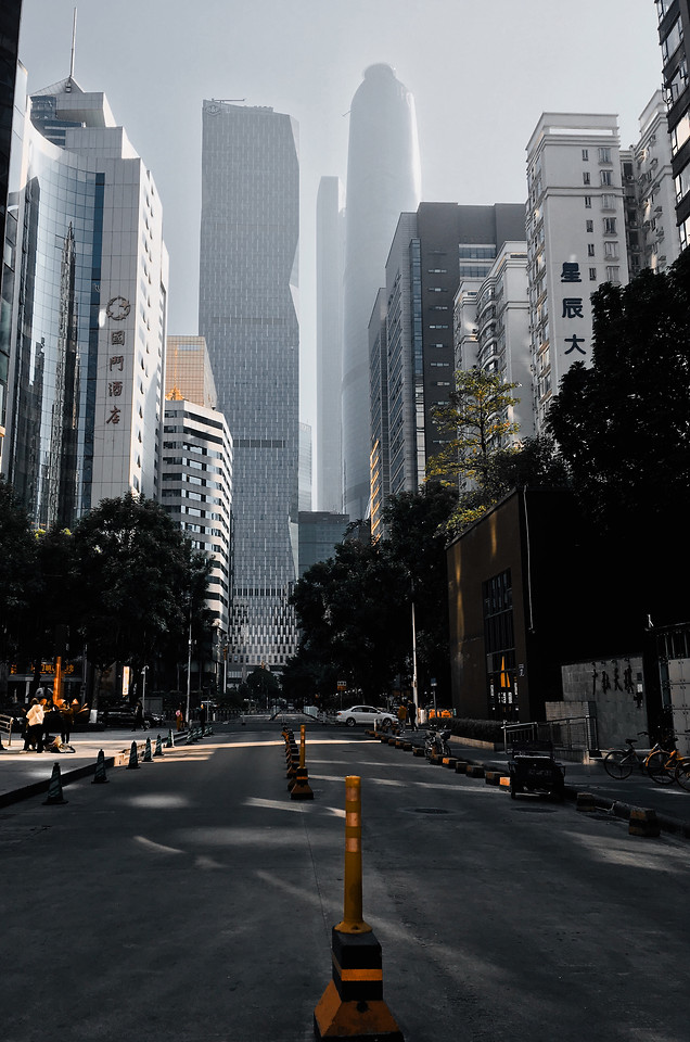 city-downtown-skyscraper-metropolitan-area-business 图片素材