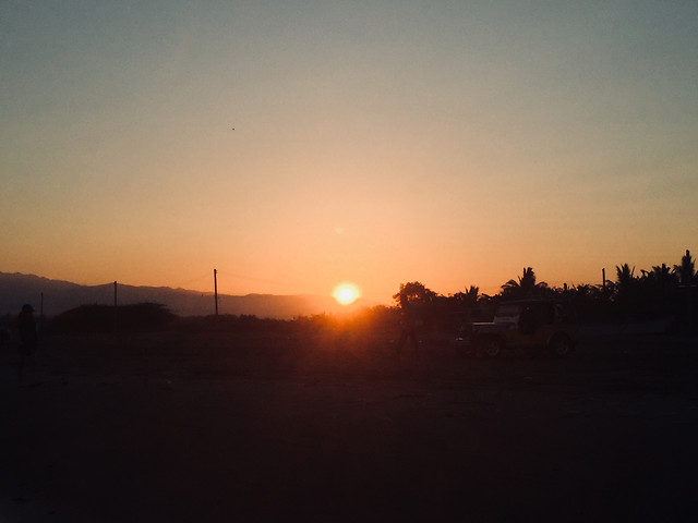 sunset-dawn-landscape-light-silhouette 图片素材
