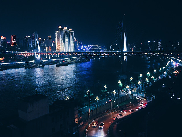 city-travel-water-bridge-river 图片素材