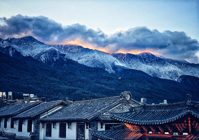 mountain-sky-snow-winter-landscape 图片素材