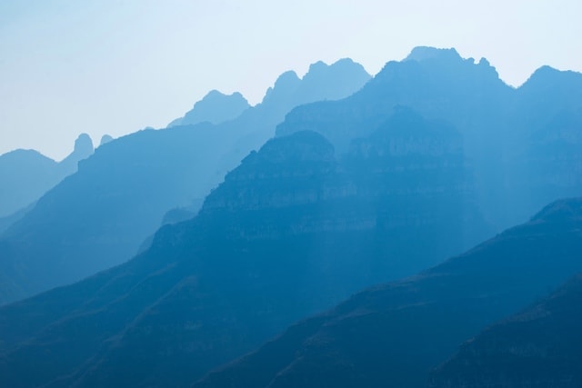 mountain-sky-hill-landscape-mist picture material
