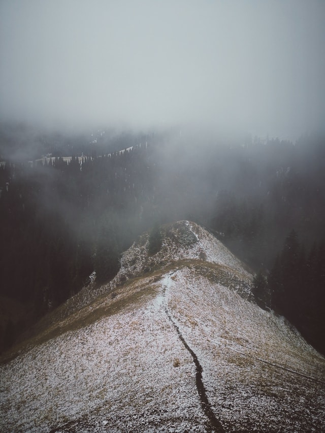 fog-mist-mountain-sky-winter picture material