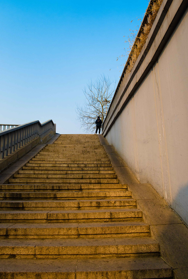 step-sky-architecture-no-person-wood 图片素材