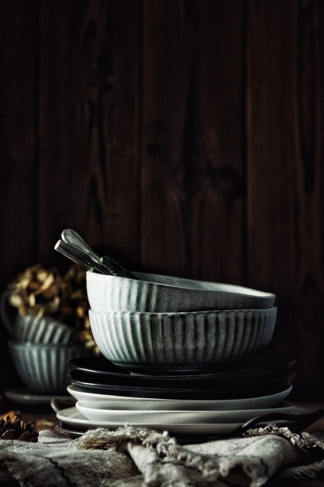 still-life-tableware-dishes-no-person-wood 图片素材