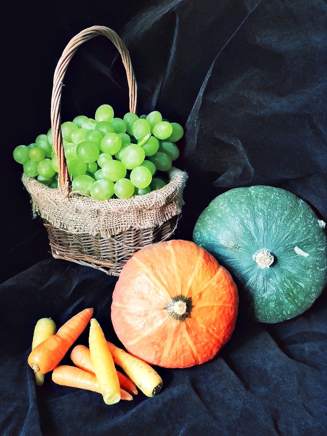 food-fruit-fall-basket-no-person 图片素材