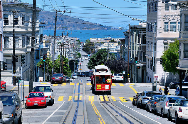 car-city-road-street-vehicle picture material