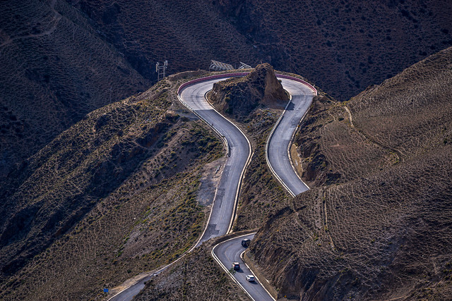 no-person-travel-road-mountain-landscape picture material