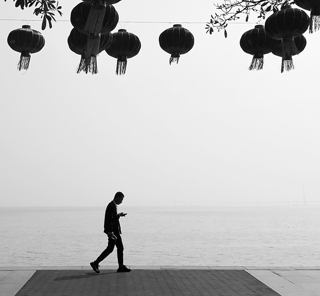 people-silhouette-beach-sunset-man picture material