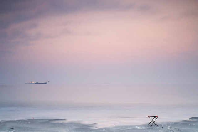 airplane-aircraft-water-sunset-sky 图片素材