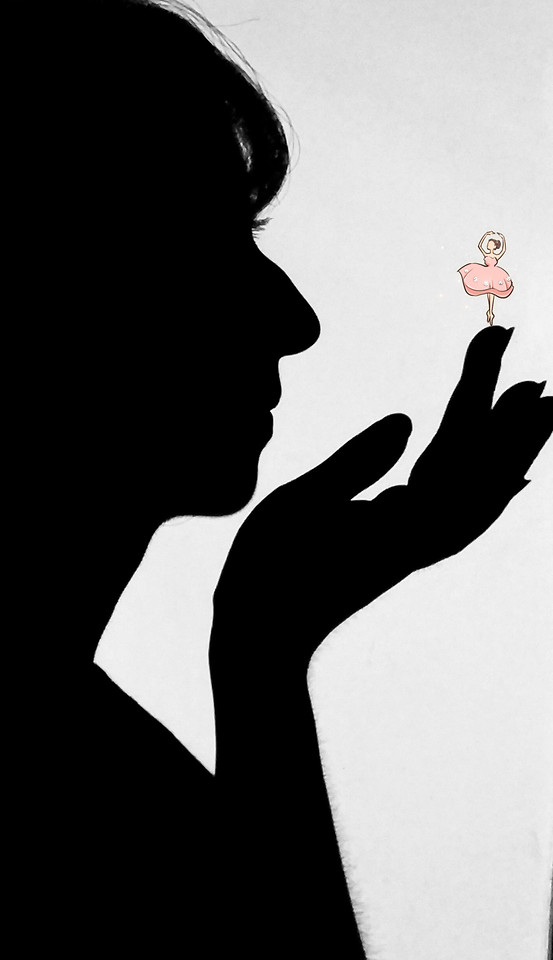 people-adult-woman-one-silhouette 图片素材