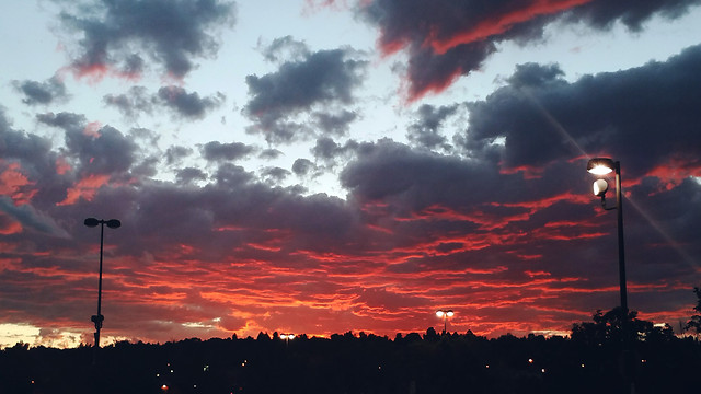 sky-sunset-no-person-light-cloud 图片素材
