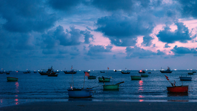 water-watercraft-sea-sunset-boat picture material