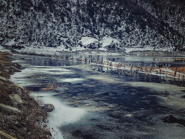 water-no-person-snow-winter-landscape 图片素材