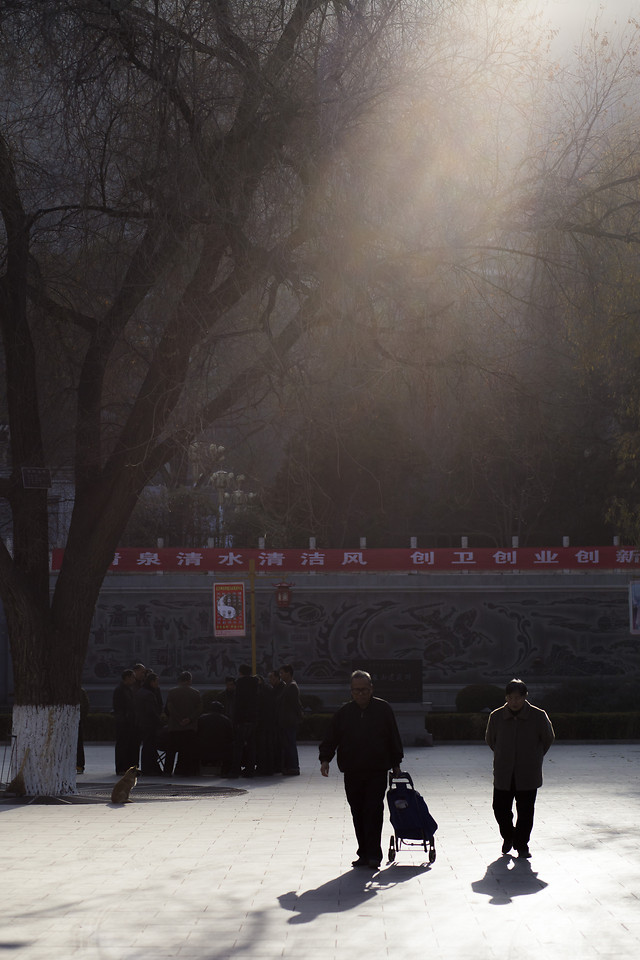 people-snow-winter-street-landscape 图片素材