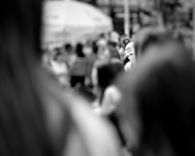 people-monochrome-street-crowd-man picture material
