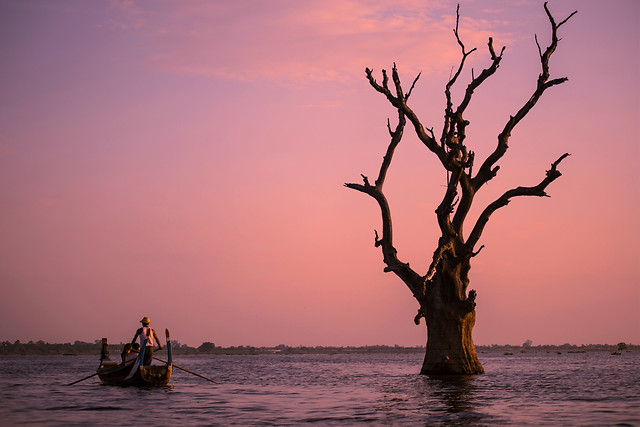 sunset-dawn-water-landscape-dusk picture material