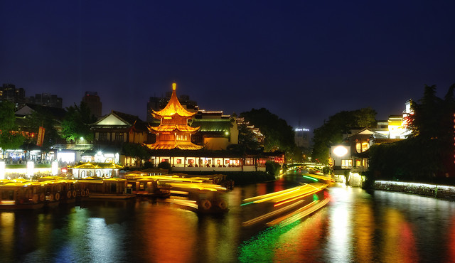 夜游秦淮 picture material