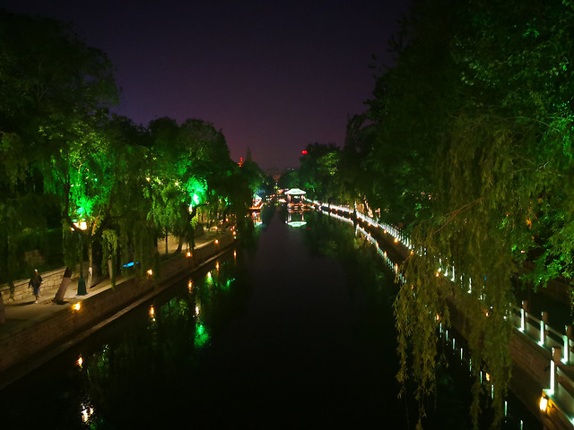 street-road-city-bridge-light picture material