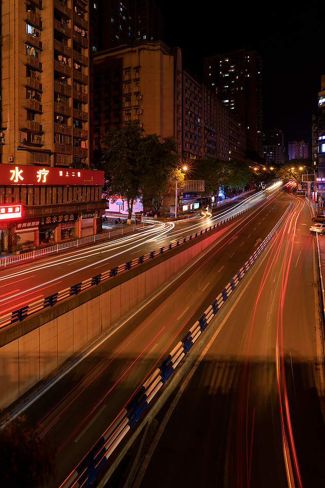 重庆市，沙坪坝区，小龙坎立交桥 图片素材