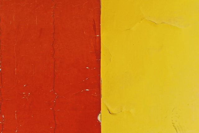 red-yellow-color-door-wall picture material